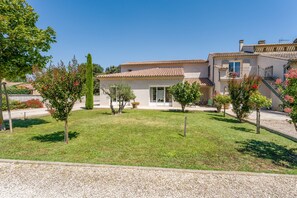 Exterior - "Marcel Pagnol" Room at La Bastide des Mereuilles with Private Terrace, Wi-Fi & AC (Orange)