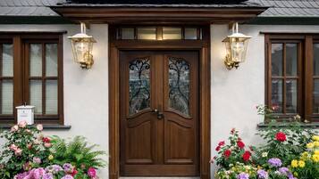 Fassade der Unterkunft