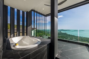 Villa Deluxe, 5 chambres, vue piscine | Salle de bain