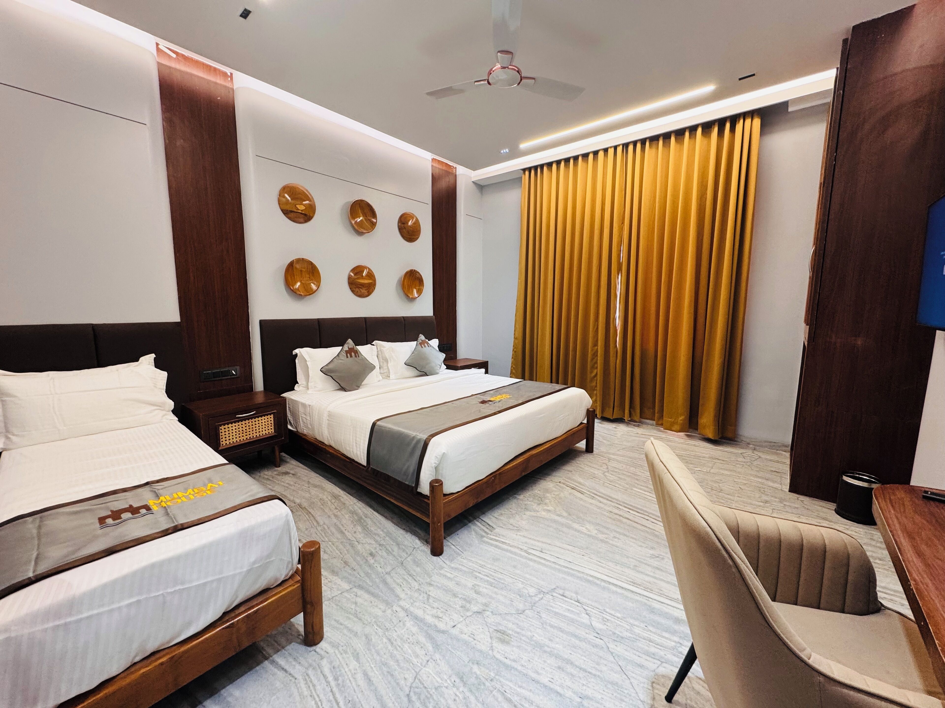 プレミアム ルーム シティビュー | デスク、ノートパソコン用作業スペース、遮光カーテン、防音設備