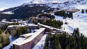 Aerial view - Studio for 4 People in Arc 1800, Ski-in Ski-out and Close to Shops in the Village of Charvet (Bourg-Saint-Maurice)