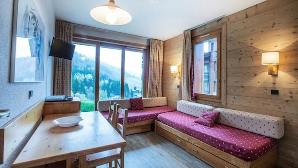 Living area - Apartment in Valmorel With Ski Slope Access (Les Avanchers-Valmorel)
