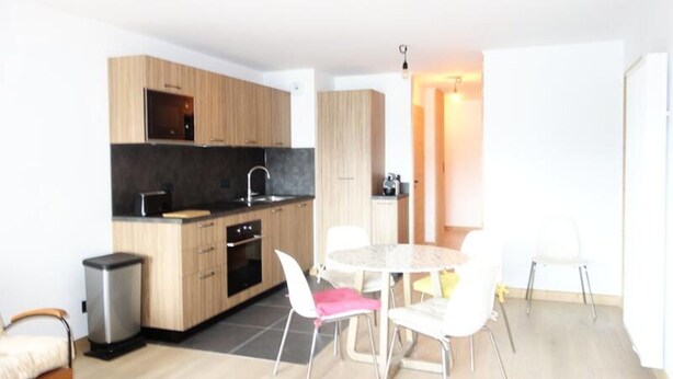 Private kitchen - Apartment for Rent - 50 m2 - Le Cachemire Residence - Bergers District (Huez)