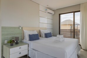 3 habitaciones y ropa de cama