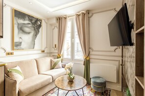 Departamento | Área de sala de estar | Smart TV, Netflix, servicios de streaming y oficina 