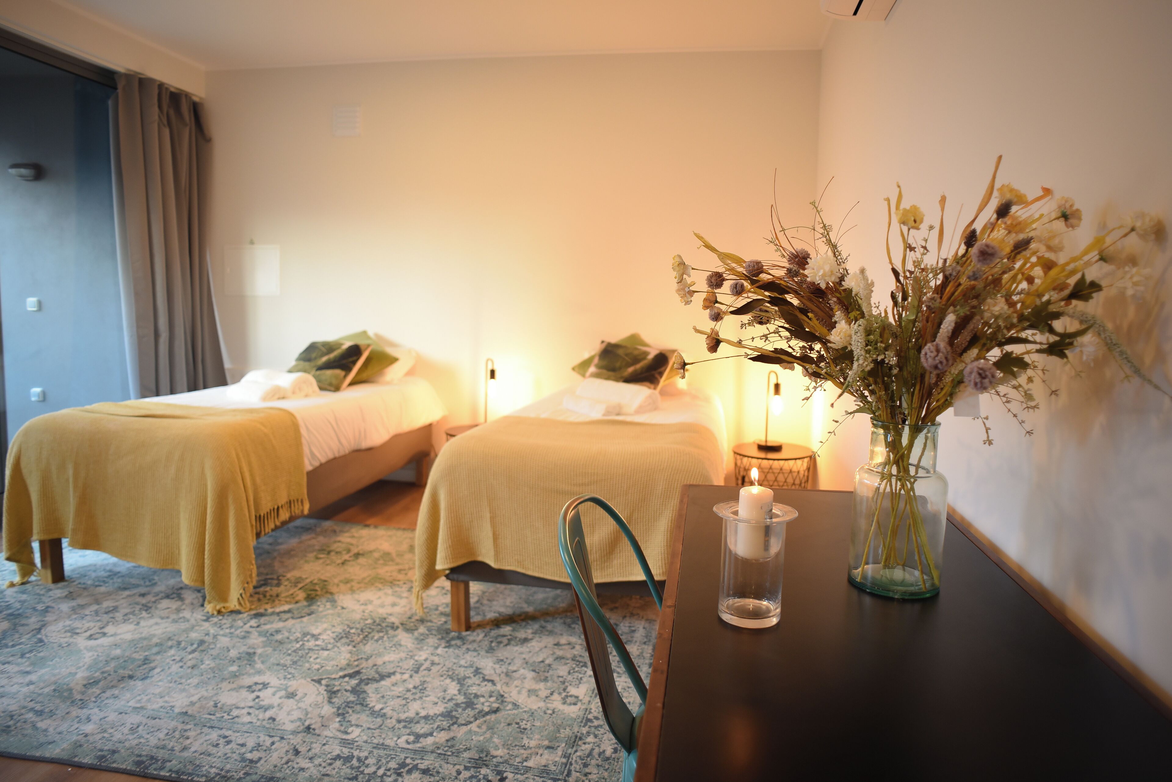 Chambre Quadruple, vue jardin