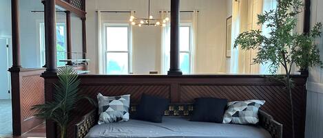 1 bedroom, iron/ironing board, bed sheets