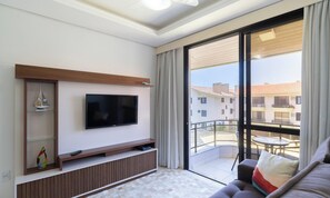 Basic Apartment | Living area | 32-inch Smart TV with digital channels