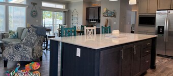 Blue Heron is your waterfront 3BR/2BA Getaway with Boat Lift& huge seawall