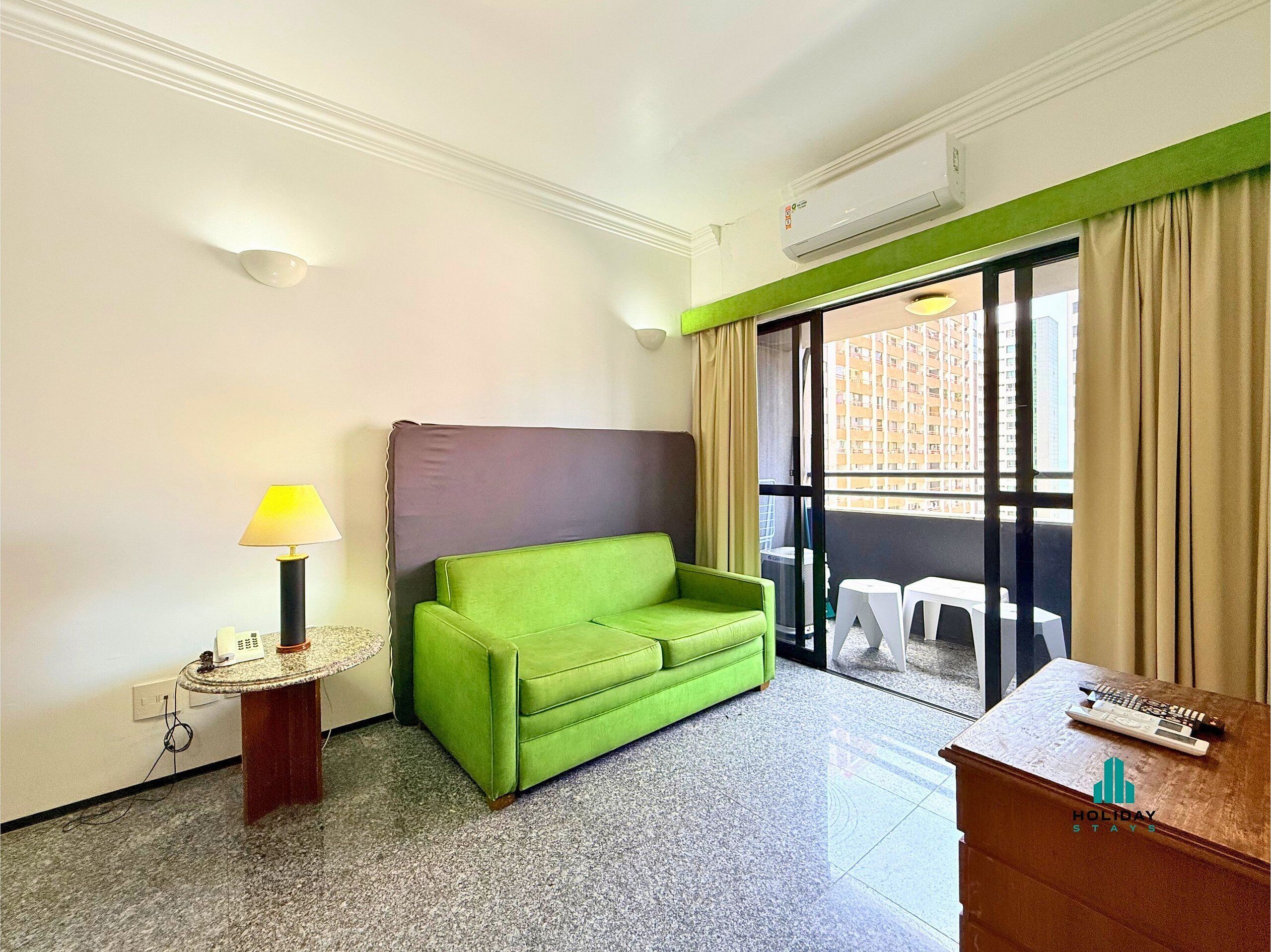 Apartamento clássico | Área de estar