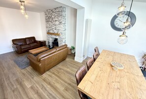 TV connectée, cheminée