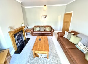 TV connectée, cheminée