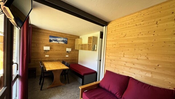Living area - Holiday Home in Belle Plagne Near Slopes (La Plagne-Tarentaise)