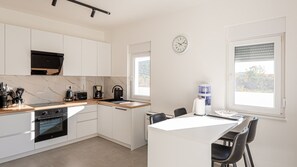 Fridge, microwave, oven, dishwasher - Holiday home Iva by Villas Guide (Sibenik)