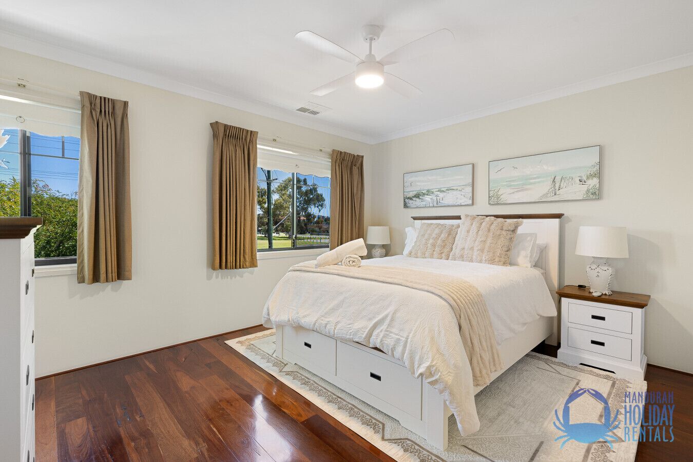 3 bedrooms, iron/ironing board, WiFi, bed sheets