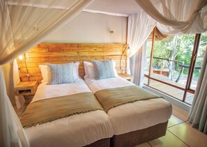 Deluxe Chalet, 3 Bedrooms | In-room safe, desk, laptop workspace, free cots/infant beds - Sobhengu Lodge by Dream Resorts (KwaNibela)