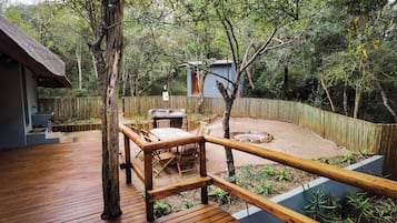 Standard-Chalet, 4 Schlafzimmer | Terrasse/Patio