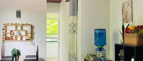 Ferienhaus, 2 Schlafzimmer, Raucher, Balkon | Speisen