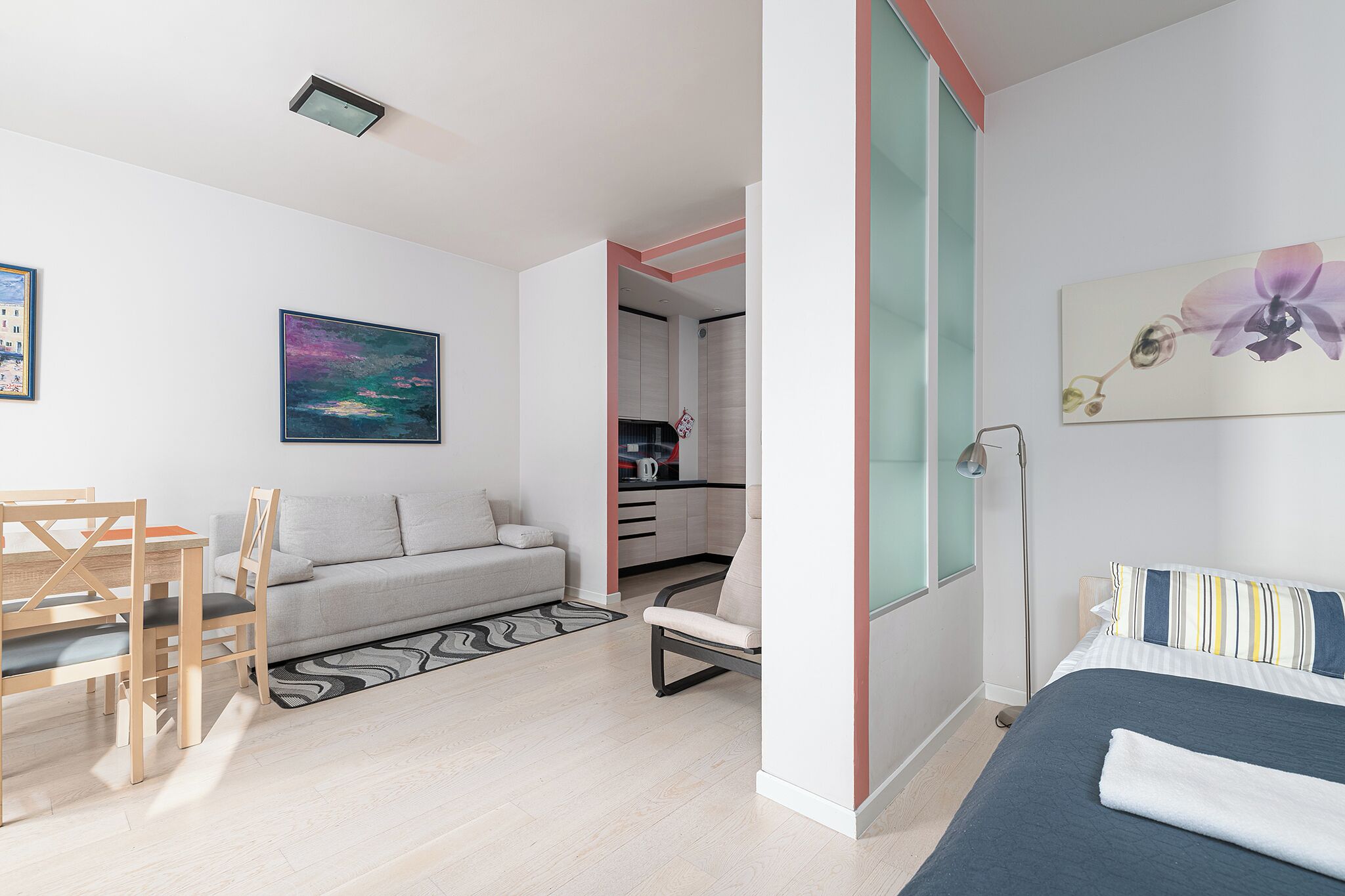 アパートメント バルコニー | リビング エリア