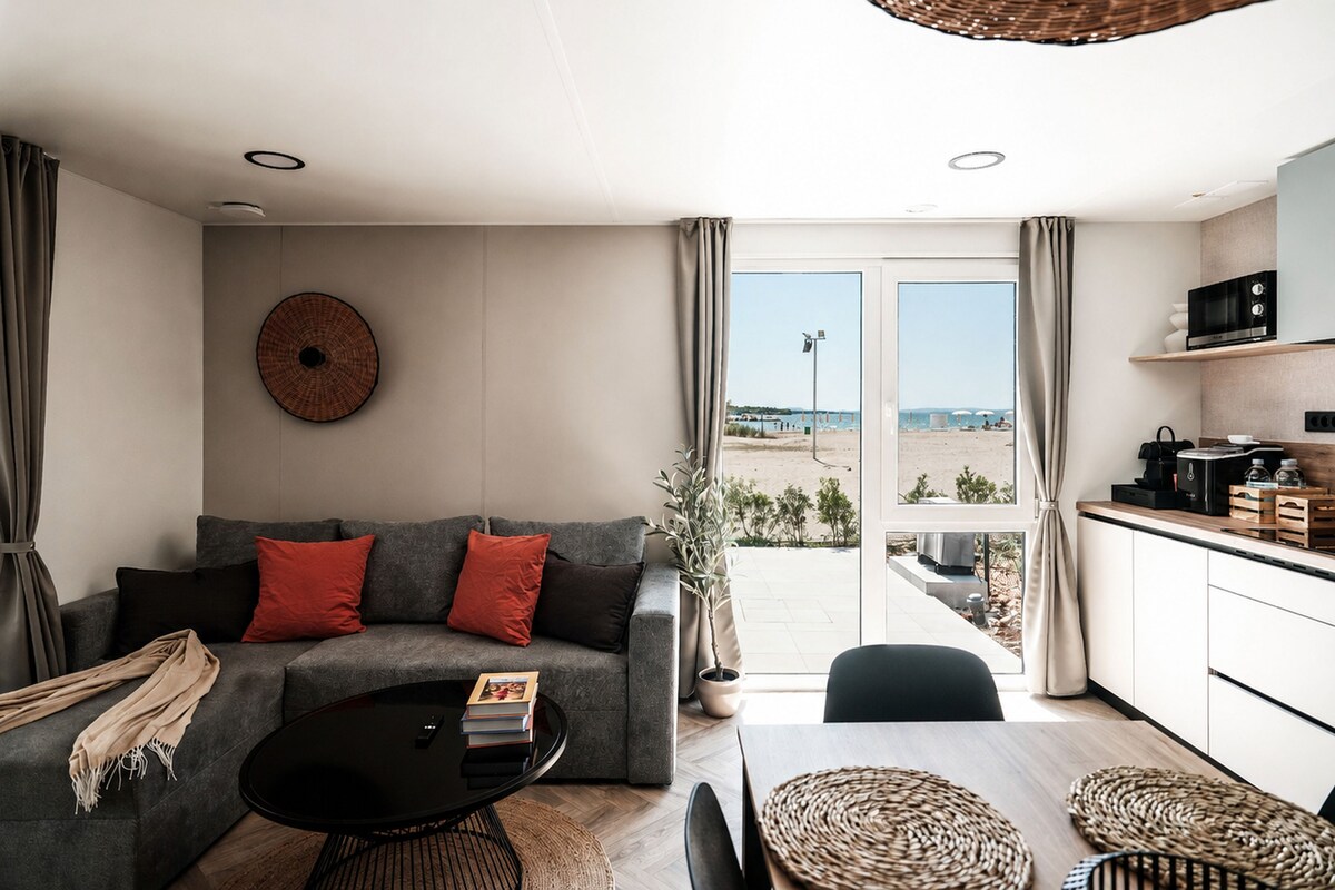 Premium Beachfront Glamping Villa with Private Pool