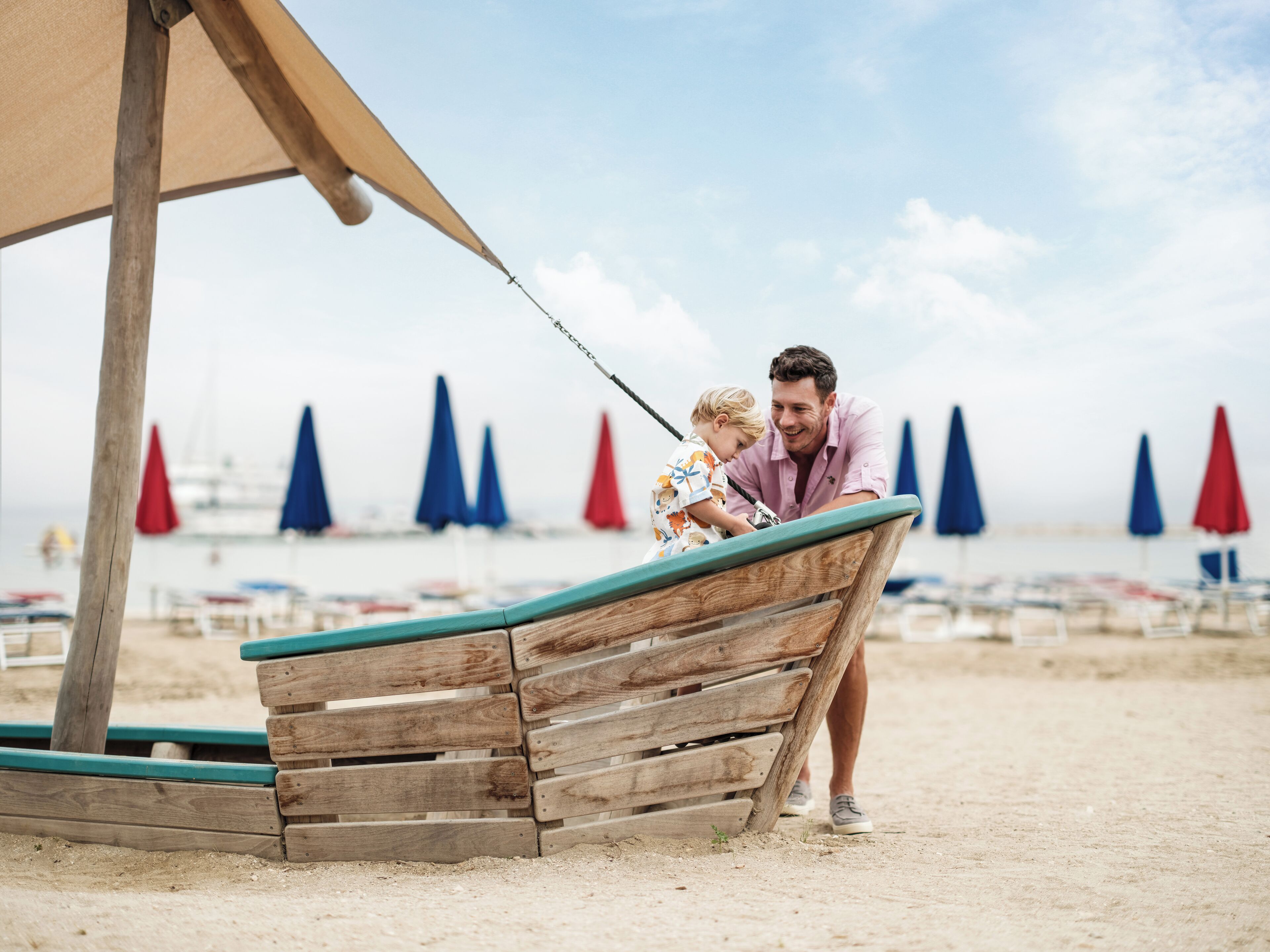 On the beach
