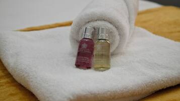 SĂšche-cheveux, serviettes fournies, savon, papier toilette