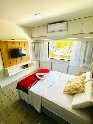 1 bedroom, WiFi, bed sheets - Edf Studio Ibiza II Beachfront Apartment - Jatiúca (Maceió)