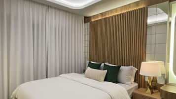 Family Suite partial Seaview | Öryggishólf í herbergi, vinnuaðstaða fyrir fartölvur