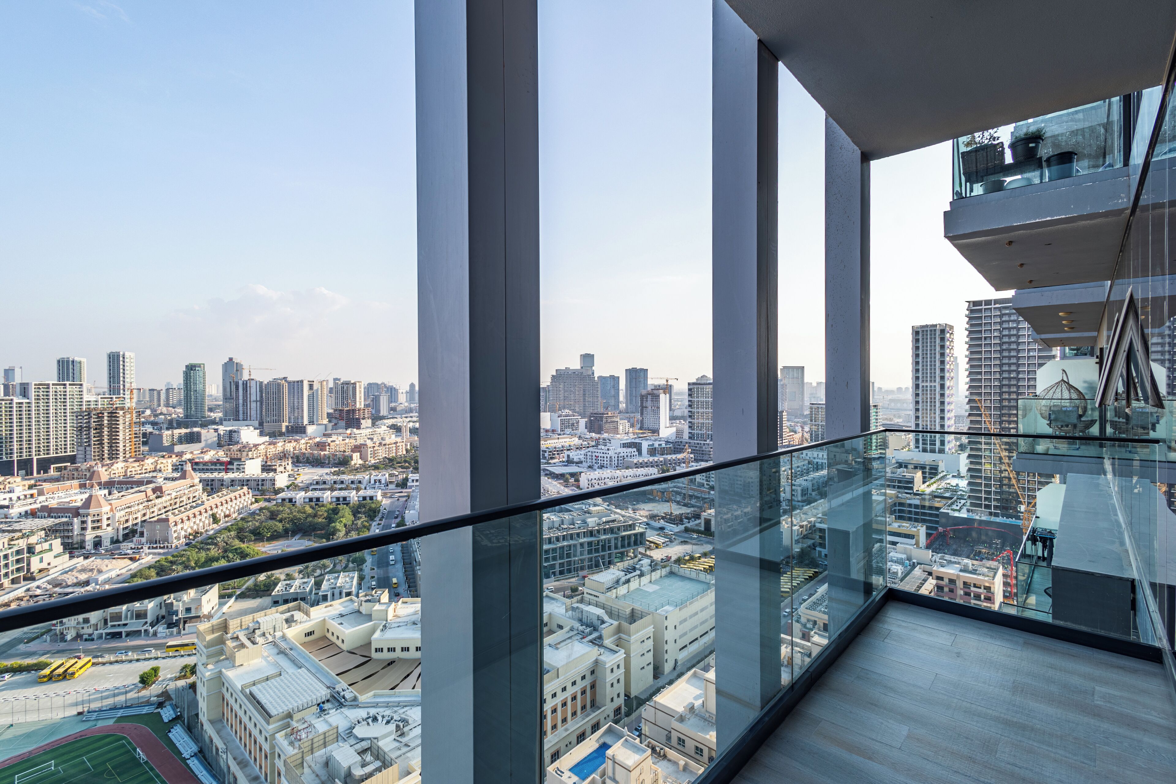 Leilighet, balkong, byutsikt | Utsikt fra balkong