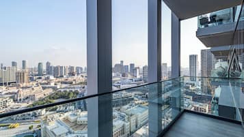 Apartamento, sacada, vista para a cidade | Vista da sacada