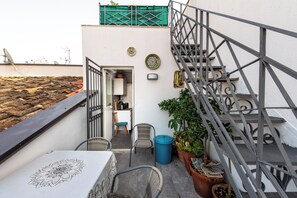 Departamento, 1 habitación, balcón | Terraza o patio
