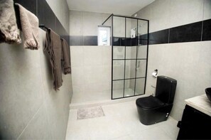 Sèche-cheveux, savon, papier toilette