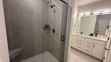 Hair dryer, towels