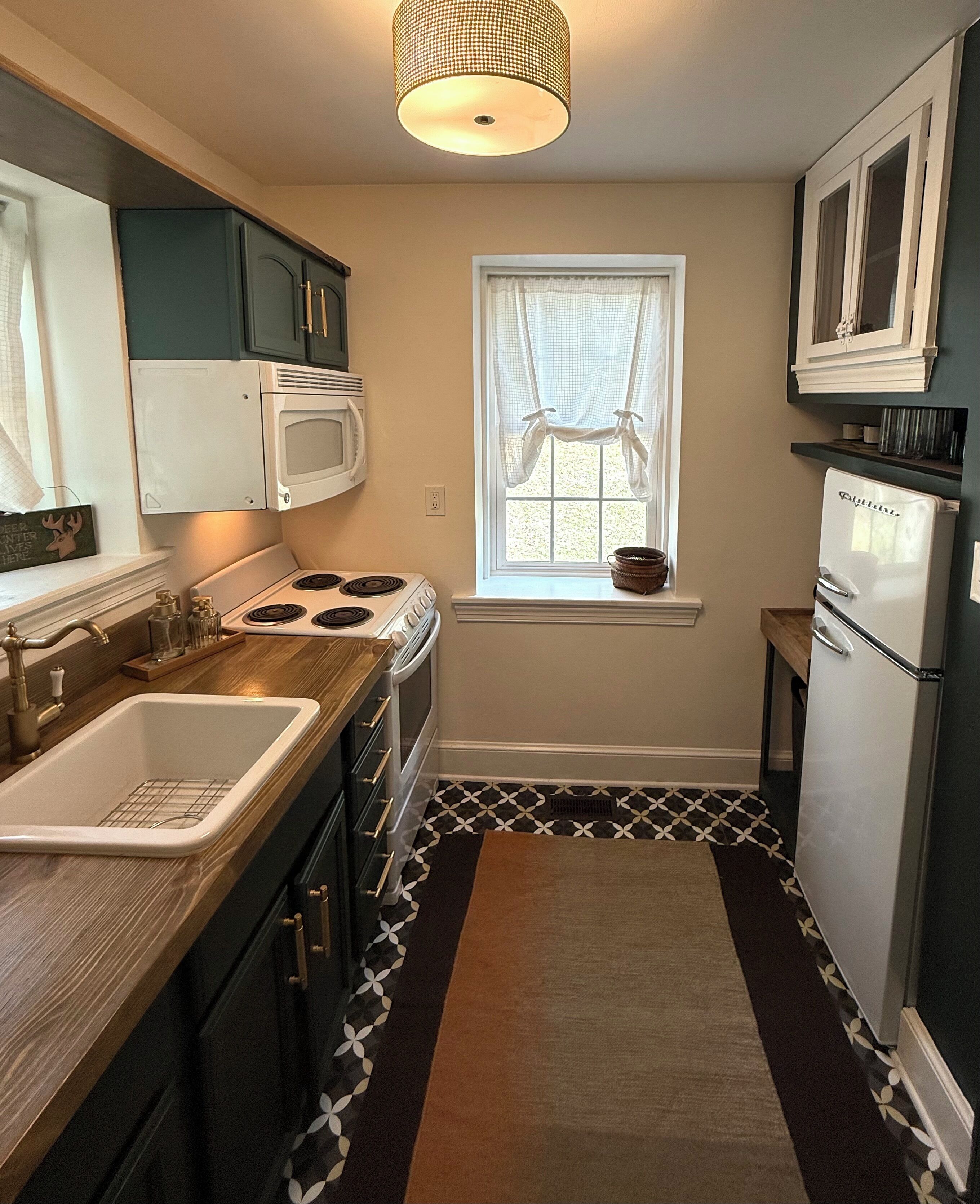 Microwave, oven, stovetop