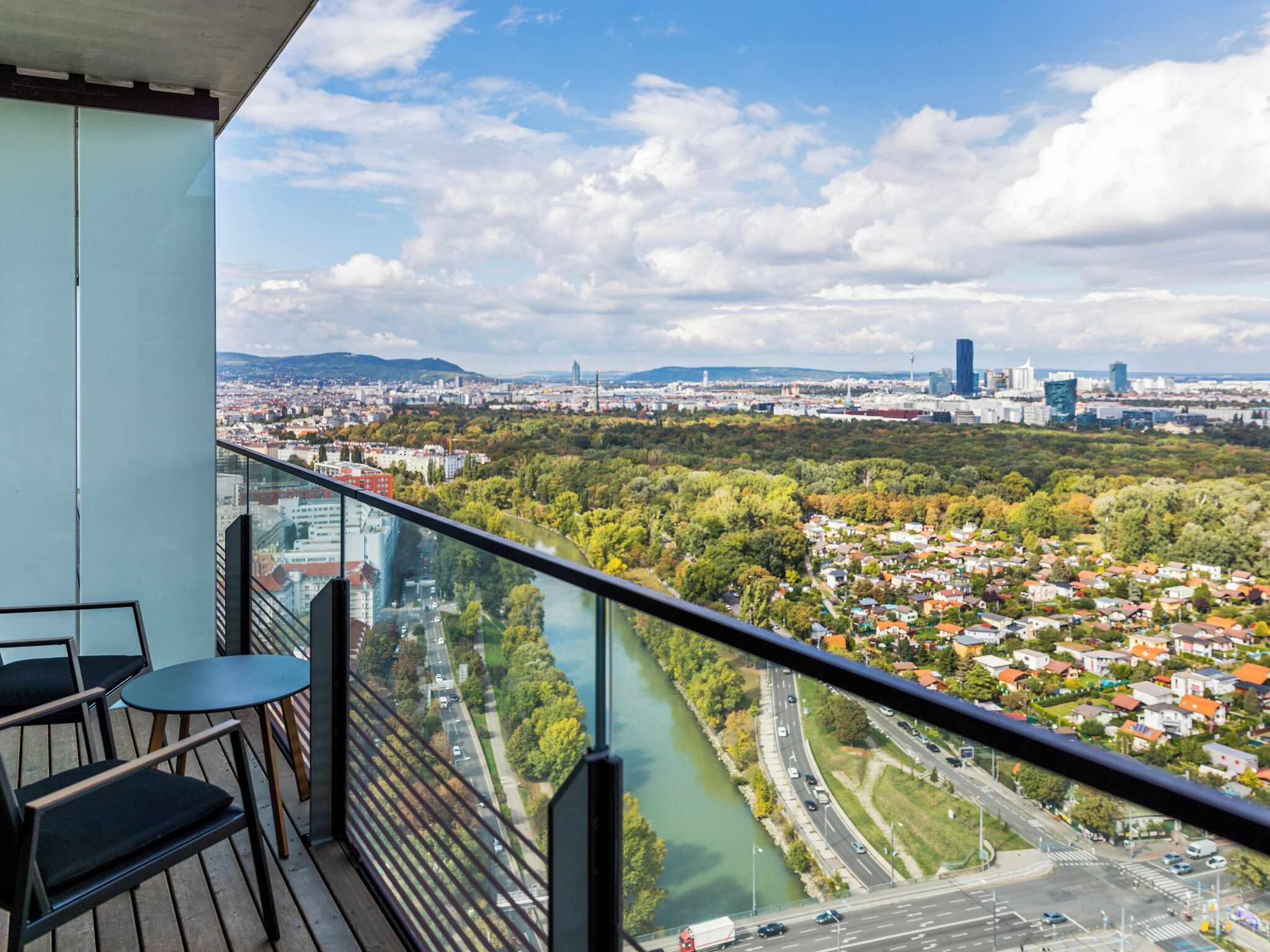 Vue depuis l’hébergement