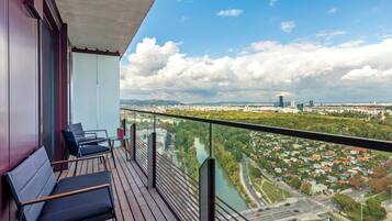 Blick von der Unterkunft