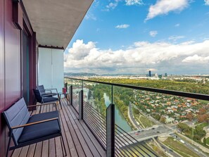 Vue depuis lâhĂ©bergement