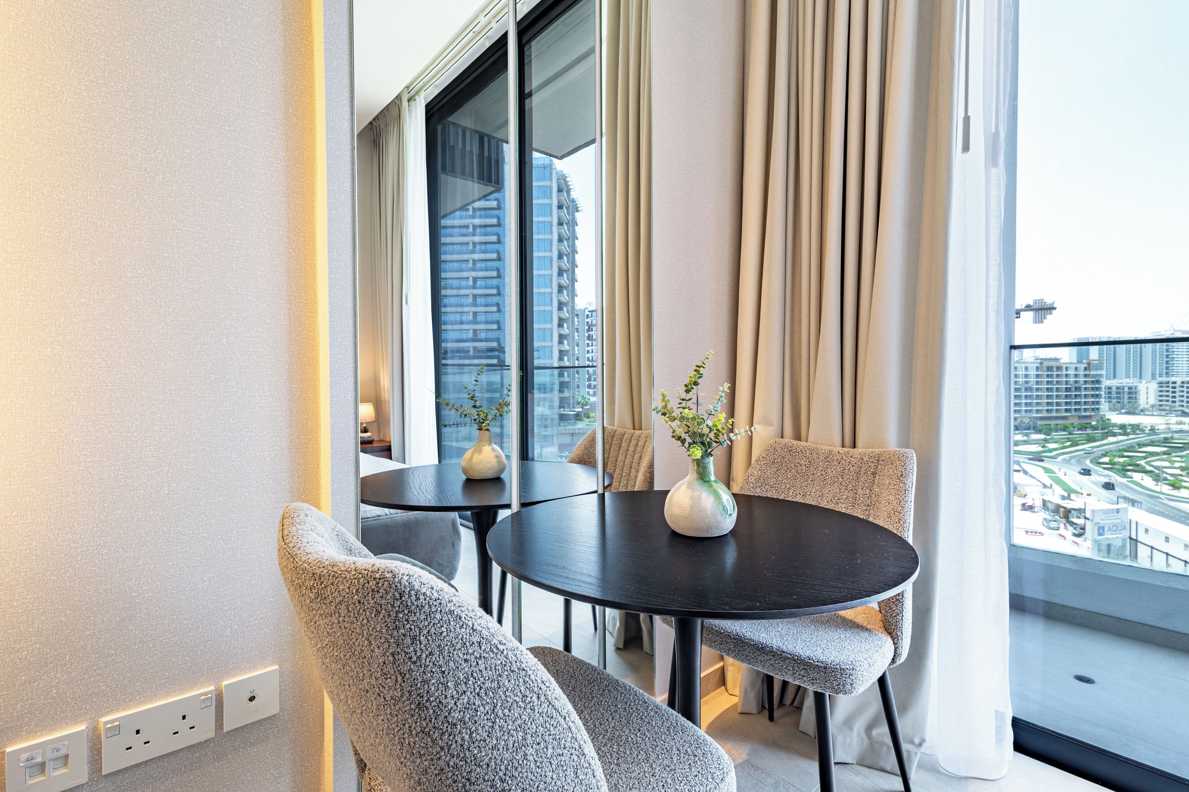 Departamento, balcón, vista a la ciudad | Vista desde la habitación