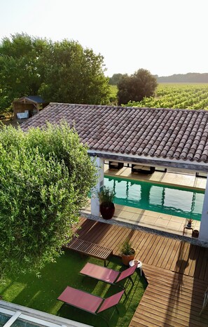 Piscine couverte, piscine chauffée