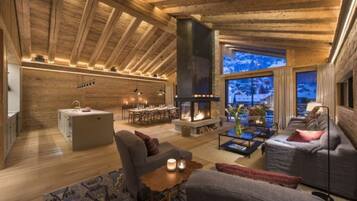 Chalet, 6 kamar tidur, akses difabel, Boleh Merokok | Interior