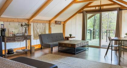 Lakefront Glamping Safari Tent #10: Prickly Pear