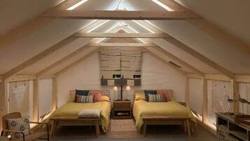 1 dormitorio y ropa de cama