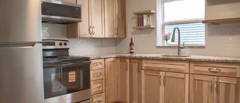 Microwave, oven, stovetop