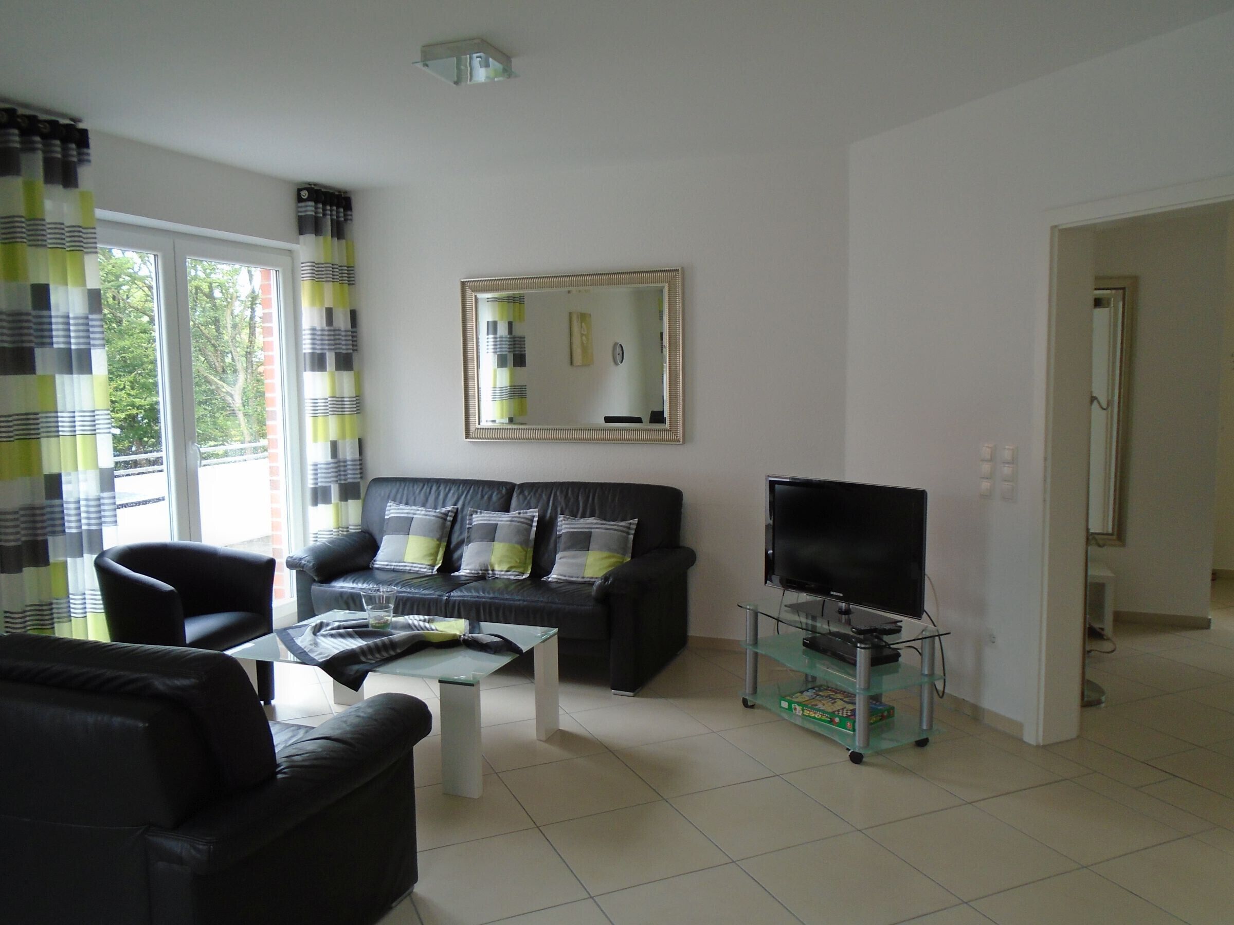 TV, DVD player, stereo