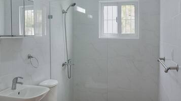Towels, soap, toilet paper