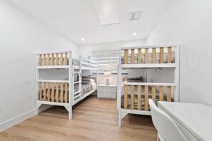 Skrivebord, wi-fi (inkludert) og sengetøy