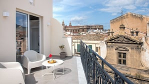 Leilighet, 1 soverom, balkong | Terrasse/patio