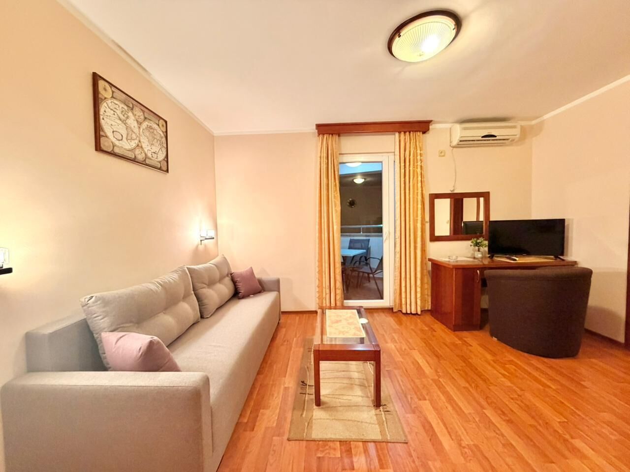 高级公寓, 阳台, 海景 | 起居区