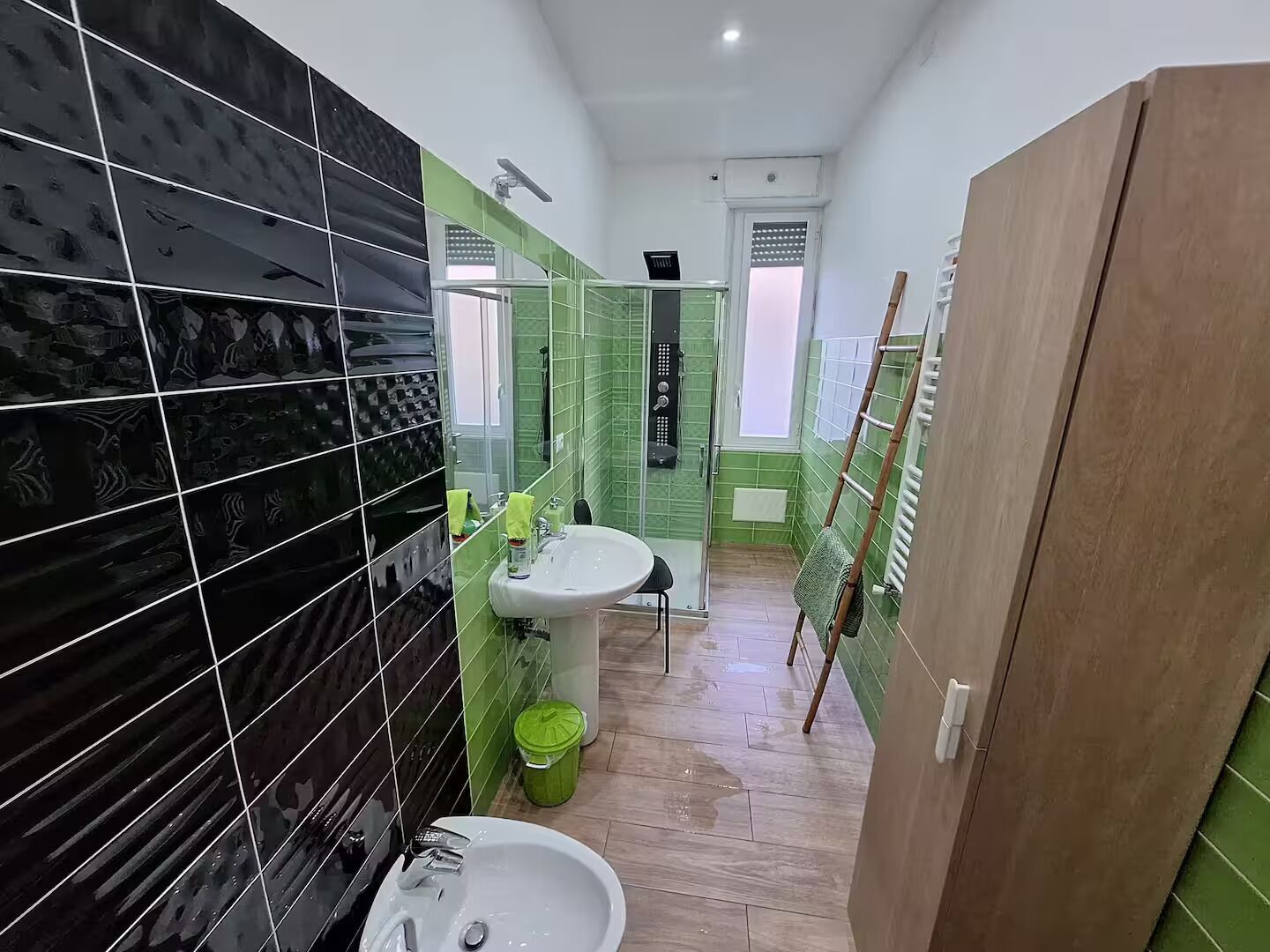 Secador de cabelo, papel higiênico