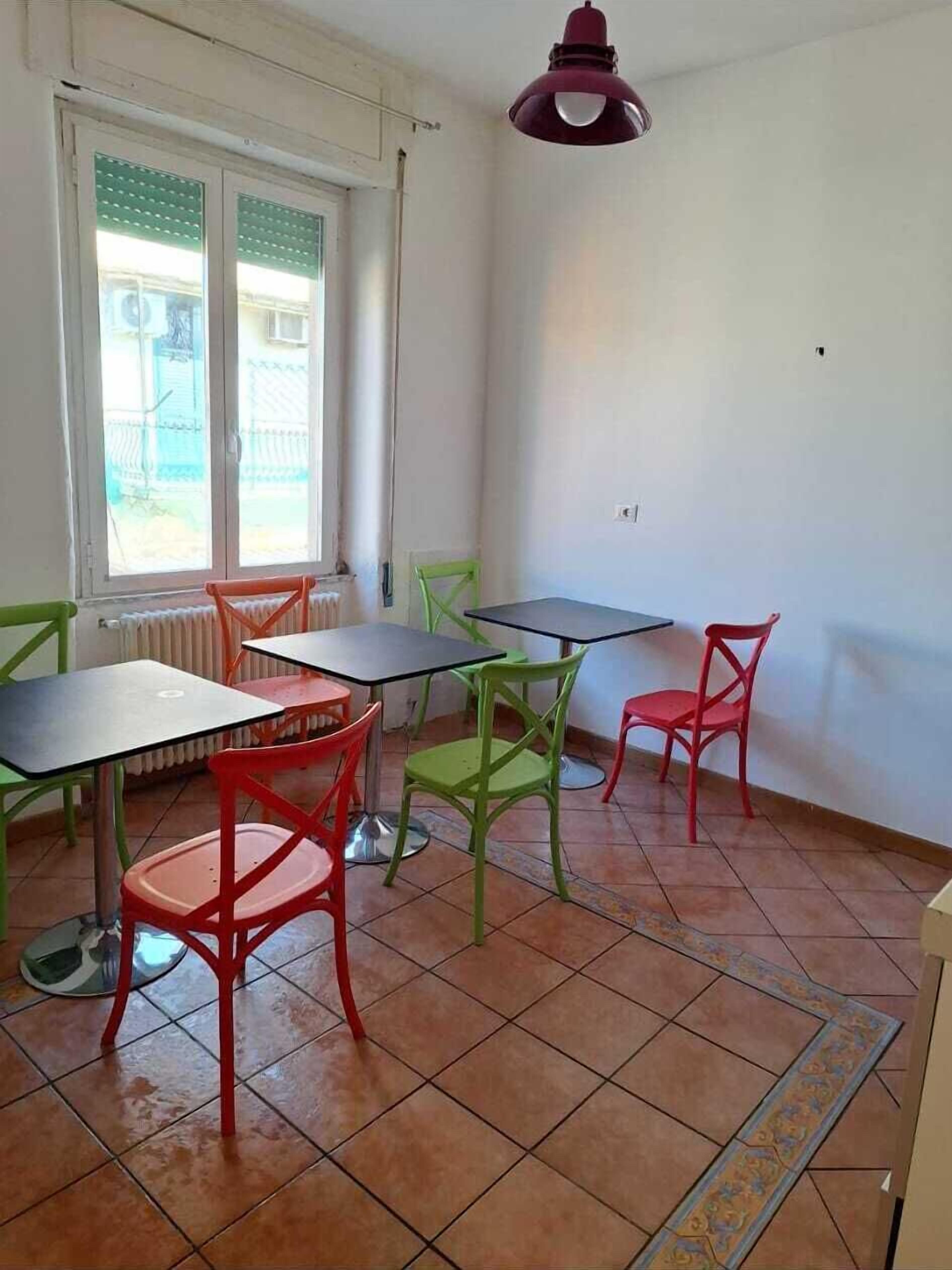 Mini-fridge, microwave, stovetop, cookware/dishes/utensils